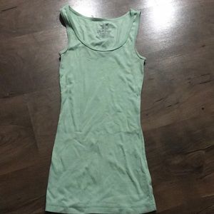 Sea foam green tank